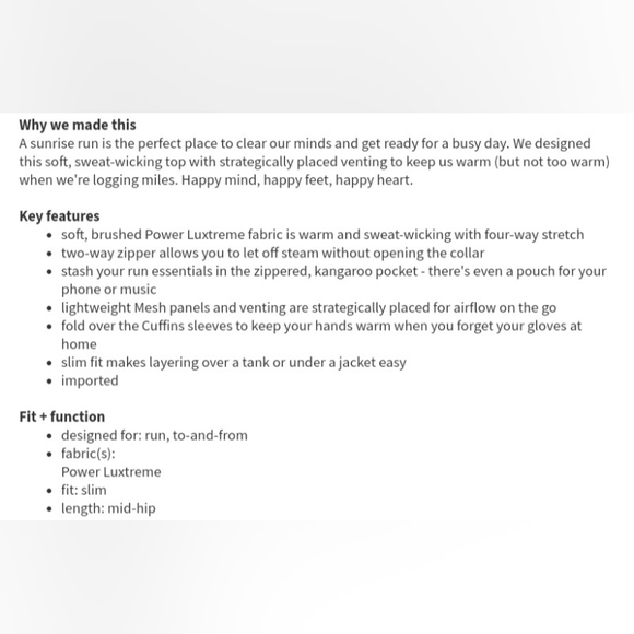 Lululemon Run With Grace Half Zip - Picture 12 of 12